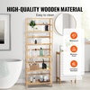 image:imageVEVOR 6Tier Bamboo Shelf Open Wood Bookshelf Display Storage Rack Organizer Freestanding Flower Plant Stand Multifunctional Bamboo Bookshelf Ideal for Bathroom Bedroom Office Study Natural6Tier