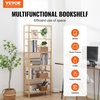 image:imageVEVOR 6Tier Bamboo Shelf Open Wood Bookshelf Display Storage Rack Organizer Freestanding Flower Plant Stand Multifunctional Bamboo Bookshelf Ideal for Bathroom Bedroom Office Study Natural6Tier