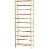 image:imageVEVOR 6Tier Bamboo Shelf Open Wood Bookshelf Display Storage Rack Organizer Freestanding Flower Plant Stand Multifunctional Bamboo Bookshelf Ideal for Bathroom Bedroom Office Study Natural6Tier