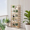 image:imageVEVOR 6Tier Bamboo Shelf Open Wood Bookshelf Display Storage Rack Organizer Freestanding Flower Plant Stand Multifunctional Bamboo Bookshelf Ideal for Bathroom Bedroom Office Study Natural6Tier