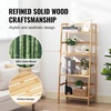 image:imageVEVOR 6Tier Bamboo Shelf Open Wood Bookshelf Display Storage Rack Organizer Freestanding Flower Plant Stand Multifunctional Bamboo Bookshelf Ideal for Bathroom Bedroom Office Study Natural4Tier