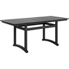 image:imageVEVOR 7 Pieces Patio Dining Set Outdoor Rectangle Furniture Table and Chairs Set All Weather Garden Furniture Table Sets HIPS Patio Conversation Set for Lawn Deck Backyard PoolsideBlack7 Piece