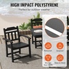 image:imageVEVOR 7 Pieces Patio Dining Set Outdoor Rectangle Furniture Table and Chairs Set All Weather Garden Furniture Table Sets HIPS Patio Conversation Set for Lawn Deck Backyard PoolsideBlack7 Piece