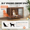 image:imageVEVOR 72Dog Crate Furniture for 2 DogsDouble Dog Crate Furniture with Double Sliding DoorsLarge Dog Crate TV Stand with Removable TraySteel Frame Double Dog Crate for SmallMediumLarge Dogs White386L x 256W x 268H