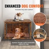 image:imageVEVOR 72Dog Crate Furniture for 2 DogsDouble Dog Crate Furniture with Double Sliding DoorsLarge Dog Crate TV Stand with Removable TraySteel Frame Double Dog Crate for SmallMediumLarge Dogs White386L x 256W x 268H
