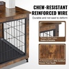 image:imageVEVOR 72Dog Crate Furniture for 2 DogsDouble Dog Crate Furniture with Double Sliding DoorsLarge Dog Crate TV Stand with Removable TraySteel Frame Double Dog Crate for SmallMediumLarge Dogs White325L x 219W x 252H
