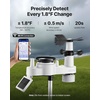 image:imageVEVOR 7in1 WiFi Weather Station with APP 75Inch VA Display Wireless Solar Powered Outdoor Sensor Rain Gauge Indoor Outdoor for Weather Forecast Wind Speed Temperature Humidity Rainfall7in1 WiFi with APP