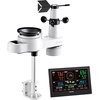image:imageVEVOR 7in1 WiFi Weather Station with APP 75Inch VA Display Wireless Solar Powered Outdoor Sensor Rain Gauge Indoor Outdoor for Weather Forecast Wind Speed Temperature Humidity Rainfall5in1 WiFi with APP