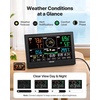 image:imageVEVOR 7in1 WiFi Weather Station with APP 75Inch VA Display Wireless Solar Powered Outdoor Sensor Rain Gauge Indoor Outdoor for Weather Forecast Wind Speed Temperature Humidity Rainfall7in1 WiFi with Pool Thermometer