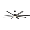 image:imageVEVOR 84 In Ceiling Fan with Light 6Speed Remote Control Dimmable 3Color Temperature Reversible DC Motor Low Profile Flush Mount Fan for Bedroom Living Room IndoorOutdoor Use Brushed NickelBlack