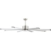 image:imageVEVOR 84 In Ceiling Fan with Light 6Speed Remote Control Dimmable 3Color Temperature Reversible DC Motor Low Profile Flush Mount Fan for Bedroom Living Room IndoorOutdoor Use Brushed NickelBrushed Nickel