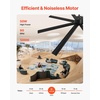 image:imageVEVOR 84 In Ceiling Fan with Light 6Speed Remote Control Dimmable 3Color Temperature Reversible DC Motor Low Profile Flush Mount Fan for Bedroom Living Room IndoorOutdoor Use Brushed NickelBlack