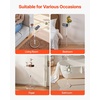 image:imageVEVOR Acrylic Drink Table Small Round Side Table with Solid Post Modern Clear End Table Transparent Cake Desk for Coffee Cocktail Dessert Snack Living Room Bedroom Bathroom Easy Assembly