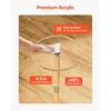 image:imageVEVOR Acrylic Drink Table Small Round Side Table with Solid Post Modern Clear End Table Transparent Cake Desk for Coffee Cocktail Dessert Snack Living Room Bedroom Bathroom Easy Assembly