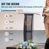 image:imageVEVOR Acrylic Podium 47 Clear Acrylic Podium Stand with Wide Reading Surface amp Storage Shelf FloorStanding Clear Pulpits Acrylic for Church Office School47 Black