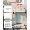 image:imageVEVOR Aluminum Awning 48 x 42 in Durable Window Awning Door Canopy Lightweight and Stable Aluminum Exterior Awnings Rain Snow Sunlight Protection for Door Entrance Windows Patio Porch40 x 42 inch