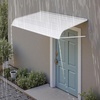 image:imageVEVOR Aluminum Awning 48 x 42 in Durable Window Awning Door Canopy Lightweight and Stable Aluminum Exterior Awnings Rain Snow Sunlight Protection for Door Entrance Windows Patio Porch60 x 42 inch