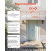 image:imageVEVOR Aluminum Awning 48 x 42 in Durable Window Awning Door Canopy Lightweight and Stable Aluminum Exterior Awnings Rain Snow Sunlight Protection for Door Entrance Windows Patio Porch60 x 42 inch