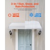 image:imageVEVOR Aluminum Awning 48 x 42 in Durable Window Awning Door Canopy Lightweight and Stable Aluminum Exterior Awnings Rain Snow Sunlight Protection for Door Entrance Windows Patio Porch60 x 42 inch