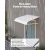 image:imageVEVOR Aluminum Awning 48 x 42 in Durable Window Awning Door Canopy Lightweight and Stable Aluminum Exterior Awnings Rain Snow Sunlight Protection for Door Entrance Windows Patio Porch40 x 42 inch