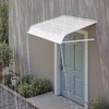 image:imageVEVOR Aluminum Awning 48 x 42 in Durable Window Awning Door Canopy Lightweight and Stable Aluminum Exterior Awnings Rain Snow Sunlight Protection for Door Entrance Windows Patio Porch40 x 42 inch