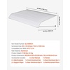 image:imageVEVOR Aluminum Awning 48 x 42 in Durable Window Awning Door Canopy Lightweight and Stable Aluminum Exterior Awnings Rain Snow Sunlight Protection for Door Entrance Windows Patio Porch60 x 42 inch