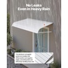 image:imageVEVOR Aluminum Awning 48 x 42 in Durable Window Awning Door Canopy Lightweight and Stable Aluminum Exterior Awnings Rain Snow Sunlight Protection for Door Entrance Windows Patio Porch60 x 42 inch