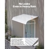 image:imageVEVOR Aluminum Awning 48 x 42 in Durable Window Awning Door Canopy Lightweight and Stable Aluminum Exterior Awnings Rain Snow Sunlight Protection for Door Entrance Windows Patio Porch48 x 42 inch