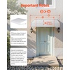 image:imageVEVOR Aluminum Awning 48 x 42 in Durable Window Awning Door Canopy Lightweight and Stable Aluminum Exterior Awnings Rain Snow Sunlight Protection for Door Entrance Windows Patio Porch48 x 42 inch