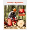 image:imageVEVOR Apron Style Chainsaw Chaps Class C 8 Layers Chainsaw Pants with Adjustable Belt amp Gear Pocket Chain Saw Chaps for MenWomen Chainsaw Safety Equipment Wear for Loggers Forest Workers MediumRed
