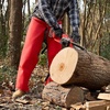 image:imageVEVOR Apron Style Chainsaw Chaps Class C 8 Layers Chainsaw Pants with Adjustable Belt amp Gear Pocket Chain Saw Chaps for MenWomen Chainsaw Safety Equipment Wear for Loggers Forest Workers MediumRed