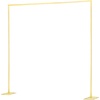 image:imageVEVOR Arch Backdrop Stand 6Ft 5Ft amp 4Ft Set of 3 Balloon Metal Arch Stand for Ceremony Gold Wedding Arch Backdrop Stand Fit for Birthday Party Baby Shower Graduations Holiday88ft