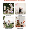 image:imageVEVOR Arch Backdrop Stand 6Ft 5Ft amp 4Ft Set of 3 Balloon Metal Arch Stand for Ceremony Gold Wedding Arch Backdrop Stand Fit for Birthday Party Baby Shower Graduations Holiday88ft