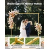 image:imageVEVOR Arch Backdrop Stand 6Ft 5Ft amp 4Ft Set of 3 Balloon Metal Arch Stand for Ceremony Gold Wedding Arch Backdrop Stand Fit for Birthday Party Baby Shower Graduations Holiday66ft