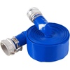 image:imageVEVOR Backwash Hose 15 in x 100 ft Blue PVC Hose with Clamps Camlock Aluminum Fittings Fit Various Pumps for Sewage Treatment Water Transportation and More Agricultural Purposes3 x 50 with connector