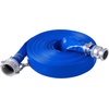 image:imageVEVOR Backwash Hose 15 in x 100 ft Blue PVC Hose with Clamps Camlock Aluminum Fittings Fit Various Pumps for Sewage Treatment Water Transportation and More Agricultural Purposes112 x 100 with connector
