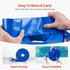 image:imageVEVOR Backwash Hose 15 in x 100 ft Blue PVC Hose with Clamps Camlock Aluminum Fittings Fit Various Pumps for Sewage Treatment Water Transportation and More Agricultural Purposes112 x 50 with connector