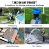 image:imageVEVOR Backwash Hose 15 in x 100 ft Blue PVC Hose with Clamps Camlock Aluminum Fittings Fit Various Pumps for Sewage Treatment Water Transportation and More Agricultural Purposes02 2 x 50