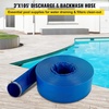 image:imageVEVOR Backwash Hose 15 in x 100 ft Blue PVC Hose with Clamps Camlock Aluminum Fittings Fit Various Pumps for Sewage Treatment Water Transportation and More Agricultural Purposes3 x 100