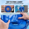 image:imageVEVOR Backwash Hose 15 in x 100 ft Blue PVC Hose with Clamps Camlock Aluminum Fittings Fit Various Pumps for Sewage Treatment Water Transportation and More Agricultural Purposes03 2 x 50 with connector