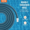 image:imageVEVOR Backwash Hose 15 in x 100 ft Blue PVC Hose with Clamps Camlock Aluminum Fittings Fit Various Pumps for Sewage Treatment Water Transportation and More Agricultural Purposes01 15 x30