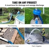 image:imageVEVOR Backwash Hose 15 in x 100 ft Blue PVC Hose with Clamps Camlock Aluminum Fittings Fit Various Pumps for Sewage Treatment Water Transportation and More Agricultural Purposes03 2 x 50 with connector