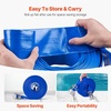 image:imageVEVOR Backwash Hose 15 in x 100 ft Blue PVC Hose with Clamps Camlock Aluminum Fittings Fit Various Pumps for Sewage Treatment Water Transportation and More Agricultural Purposes112 x 100 with connector