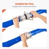 image:imageVEVOR Backwash Hose 15 in x 100 ft Blue PVC Hose with Clamps Camlock Aluminum Fittings Fit Various Pumps for Sewage Treatment Water Transportation and More Agricultural Purposes3 x 50 with connector
