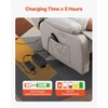 image:imageVEVOR Battery Pack for Reclining Furniture 5000 mAh Rechargeable Recliner Battery with Universal 2Pin Connection and LED Display Screen for Electric ReclinerSofaCouch and Lift Chair NO Charger5000mAh Battery  Charger
