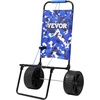 image:imageVEVOR Beach Dolly with Big Wheels for Sand 299 x 154 Cargo Deck w 12 Balloon Wheels 165LBS Loading Capacity Folding Sand Cart amp 27 to 447 Adjustable Height Heavy Duty Cart for Beach15 x 16 Cargo Deck  10 PE Solid Wheels