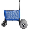 image:imageVEVOR Beach Dolly with Big Wheels for Sand 299 x 154 Cargo Deck w 12 Balloon Wheels 165LBS Loading Capacity Folding Sand Cart amp 27 to 447 Adjustable Height Heavy Duty Cart for Beachw Storage Bag