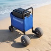 image:imageVEVOR Beach Dolly with Big Wheels for Sand 299 x 154 Cargo Deck w 12 Balloon Wheels 165LBS Loading Capacity Folding Sand Cart amp 27 to 447 Adjustable Height Heavy Duty Cart for Beachw Storage Bag