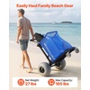 image:imageVEVOR Beach Dolly with Big Wheels for Sand 299 x 154 Cargo Deck w 12 Balloon Wheels 165LBS Loading Capacity Folding Sand Cart amp 27 to 447 Adjustable Height Heavy Duty Cart for Beach9808501100mm