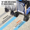 image:imageVEVOR Beach Dolly with Big Wheels for Sand 299 x 154 Cargo Deck w 12 Balloon Wheels 165LBS Loading Capacity Folding Sand Cart amp 27 to 447 Adjustable Height Heavy Duty Cart for Beach15 x 16 Cargo Deck  10 PE Solid Wheels